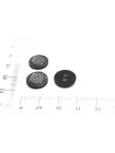 Пуговица плательная пластик 13 мм Серая  (I-3) 10072520