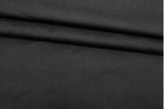 ОТРЕЗ 1,45 М ДЕФЕКТ Хлопок рубашечный стрейч Черный FRM (ДФ4) 11072504-2