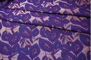 Жаккард костюмный Фиолетово-синий TRC H34/3 M60 18072513