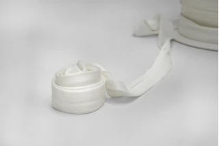 Косая бейка трикотажная 1,5 см Белая  SHA40  23062533