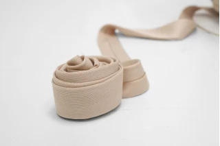 Косая бейка трикотажная 1,5 см Бежевая  SHA40  23062534