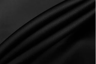 Кади вискоза стрейч BALENCIAGA Черная H22/5 j77 29062518