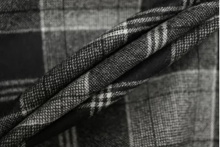 ОТРЕЗ 0,35 М Фланель шерстяная костюмная в клетку FRM (08) 29062587-2