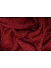 Хлопковый фактурный трикотаж Малиновый TRC H41/3 V00 9072518