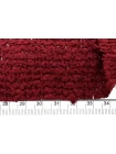 Хлопковый фактурный трикотаж Малиновый TRC H41/3 V00 9072518