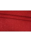 Хлопковый фактурный трикотаж Алый TRC H41/3 V00 9072519