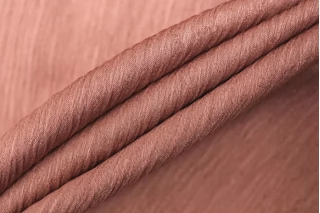 Вискоза с ацетатом жатая сатиновая плательная MAX MARA Пыльно-розовая MM H22/4 J44 1102519