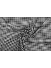 Костюмная поливискоза в клетку MAX MARA Чёрно-серая MM H64 F70 1102545