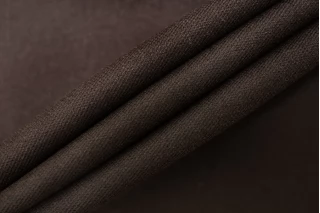 Фланель поливискозная костюмно-плательная MAX MARA Тёмно-коричневая MM H63/3 F50 1102584