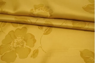 Шёлковый твил MAX MARA Цветочный золотисто-горчичный MM H31 O60 30092553