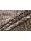 Костюмная фланель-стрейч шерстяная CERRUTI Гленчек бежево-коричневая BL H60/1 FF30 30102505
