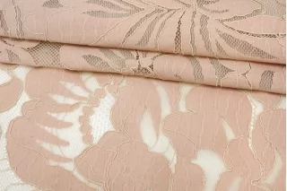 Кружево хлопковое кордовое Пудровое BNC H35 О33 30102546