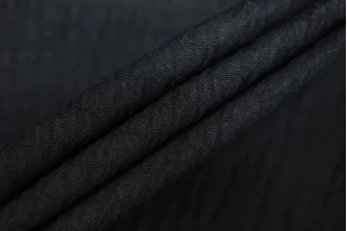 Хлопок рубашечно-плательный сирсакер MAX MARA Чёрный MM H7 B10 3102550