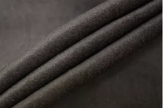 Велюр-стрейч хлопковый Тёмный серо-коричневый BL H19/8 K60 30052526