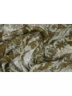 Креп-шифон вискозный MAX MARA Цветы на зелёном MM H22/3 i10 1102528