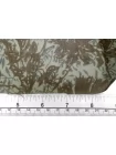 Креп-шифон вискозный MAX MARA Цветы на зелёном MM H22/3 i10 1102528
