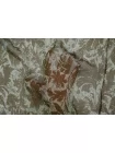 Креп-шифон вискозный MAX MARA Цветы на зелёном MM H22/3 i10 1102528