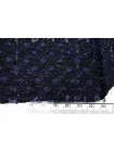 Твид Шанель хлопковый с шерстью и люрексом MAX MARA Черно-синий MM H68/1 L50 30092501