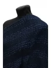 Твид Шанель хлопковый с шерстью и люрексом MAX MARA Черно-синий MM H68/1 L50 30092501