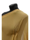 Креп-шифон шелковый MAX MARA Пастельный горчично-жёлтый H28/2 O10 MM 30092536