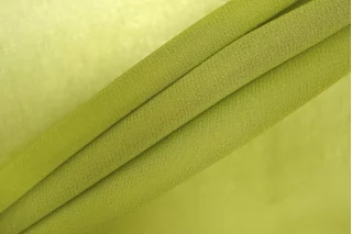 Креп-шифон шелковый MAX MARA Зелёное яблоко H28/2 O10 MM 30092540