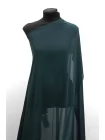 Шифон шелковый MAX MARA Тёмный изумрудный MM H28/2 O10 31092517