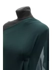 Шифон шелковый MAX MARA Тёмный изумрудный MM H28/2 O10 31092517