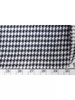 Лён с хлопком костюмный MAX MARA Сине-белая гусиная лапка MM H16/2 G60 14042548