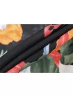 Лён с хлопком рубашечно-плательный MAX MARA Цветы на чёрном MM Н16 G20 14042555