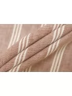 Лён плательно-костюмный MAX MARA Молочно-коричневый в полоску MM H16/2  G40 14042556