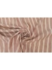 Лён плательно-костюмный MAX MARA Молочно-коричневый в полоску MM H16/2  G40 14042556
