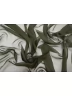 Шифон шелковый MAX MARA Зелёный хаки MM H28/2 O10 15042574