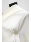 ОТРЕЗ 1 М ДЕФЕКТ Хлопок со льном костюмно-плательный MAX MARA Белый MM (ДФ3) 16042503-2