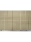 Костюмная шерсть с хлопком тонкая в клетку CERRUTI Оливковая H62 FF40 4092504