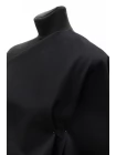Плащевый хлопок BURBERRY  водоотталкиващий Чёрно-баклажановый BRS H53/1 KK20 12082596