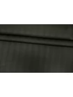 Костюмная шерсть дабл в ёлочку Тёмный зелёный хаки BRS H59/3 ii40 13082508