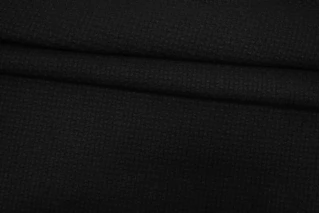 ОТРЕЗ 2,4 М Твид Шанель костюмный шерстяной MARINA RINALDI Черный TRC (32) 18072524-1