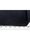 Трикотаж шерстяной с хлопком Темно-синий TRC W49 W40 18072542