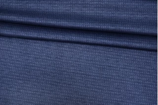 ОТРЕЗ 1,05 М Трикотаж шёлковый с хлопком Припыленно-синий SF (28) 20062523-1