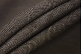 Костюмная шерсть с шёлком Тёмно-коричневая BL H59/3 HH70 30052582