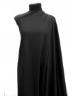 Костюмная шерсть-стрейч сатиновая Чёрная BL H59/6 GG70 3062508