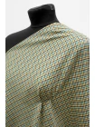 Костюмная шерсть GUCCI Бирюзово-жёлто-коричневая в клетку BL H60/2 FF40 3062515