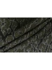 Жаккард гобелен хлопковый Чёрно-зелёный CVC H34/1 M70 31052529