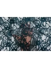 Кружево кордовое Тёмно-бирюзовое CVC H345 О44 31052517