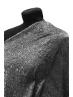 Жаккард хлопковый креш Чёрно-серебристый CMF H34/4 M60 6062514