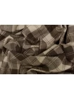 Фланель хлопковая рубашечная в клетку Бежево-коричневая CMF Н12 A00 6062538