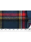 Фланель хлопковая рубашечная в клетку Сине-жёлто-красная CMF Н12 B60 6062541