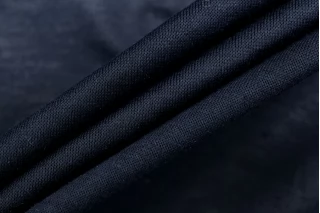 Трикотаж хлопковый мерсеризованный кулирка тонкий Тёмно-синий KZ H00 EE22 7052521