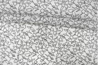 Лён рубашечно-плательный Чёрно-белый IDT H16 D00 20112512