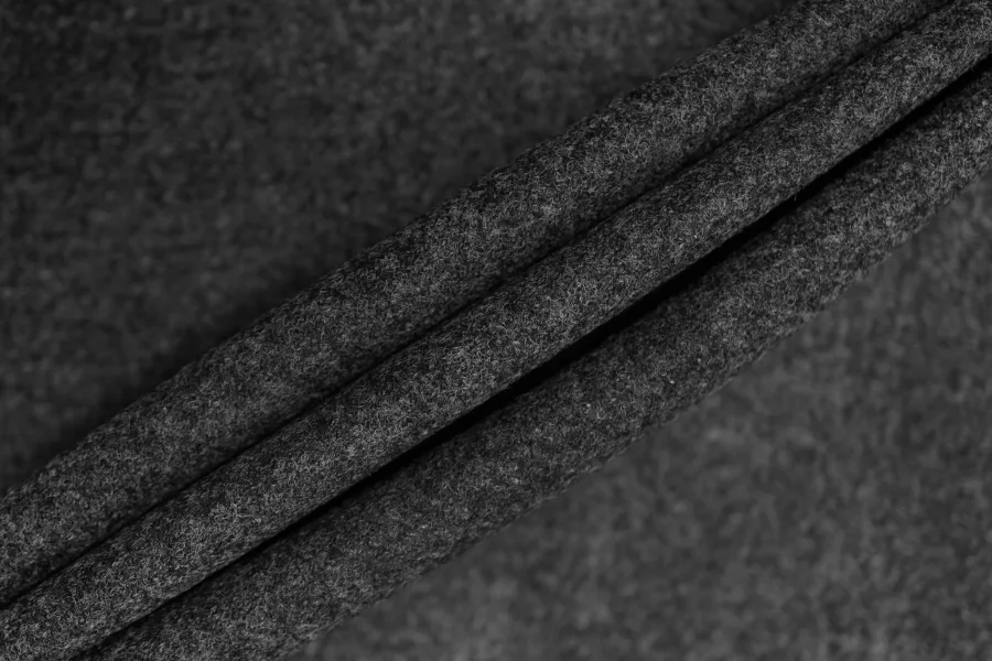 Фланель шерстяная костюмная с кашемиром Тёмно-серая IDT H59/4 jj40 20112525
